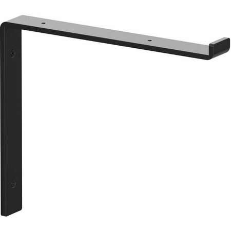 KNAPE & VOGT BRCKT SHELF STL BLACK 10in. RP-201SL-10BK